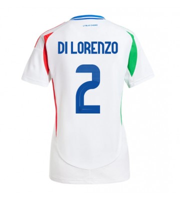 Italien Giovanni Di Lorenzo #2 Replika Udebanetrøje Dame EM 2024 Kortærmet